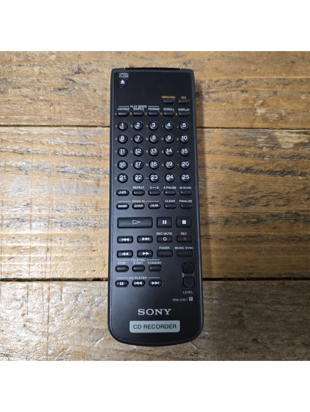 SONY RM-CW1  ORIGINAL CD Recorder Remote TESTED ***RARE ITEM***